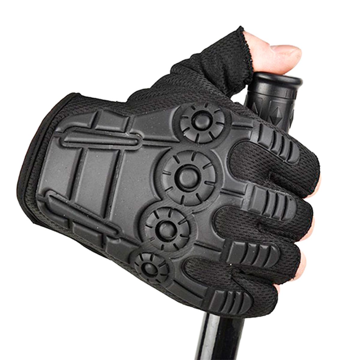 Guantes Medio Dedo Moto Tácticos Ahy02